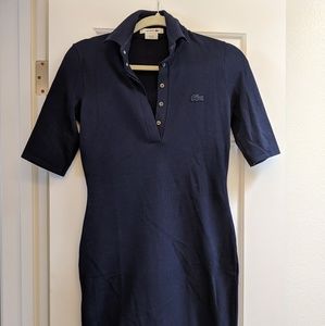 Lacoste 3/4 Sleeve Polo Pique Dress